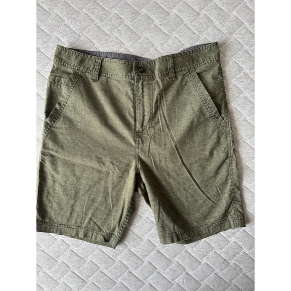 Prana Other - PrAna Shorts Mens 32 Green Hemp Stretch Cargo Travel Pockets Summer Gorpcore